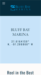 Mobile Screenshot of bluffbaymarina.com
